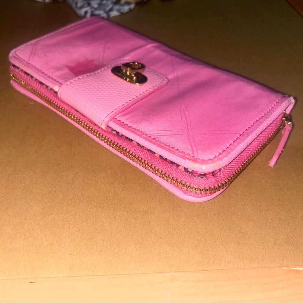 Vers Bradley Preppy Poly Wallet Blossom Pink - Picture 4 of 9